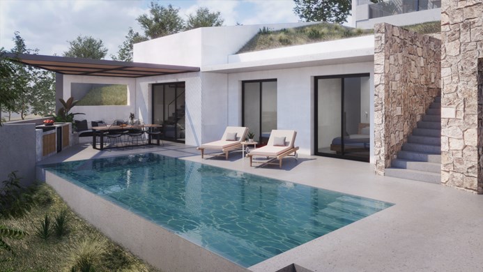 Stunning sea views, in walking distance from the beach from €584,000