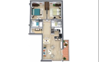 Two Bedrooms property - Image 1