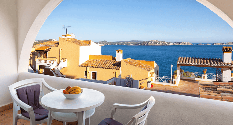 Spanish apartment balcony