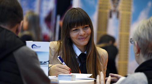 Exhibitors from around the world