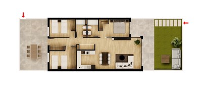 3 Bed Ground floor Apartment property - Image 1