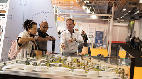 Exhibitors from around the world